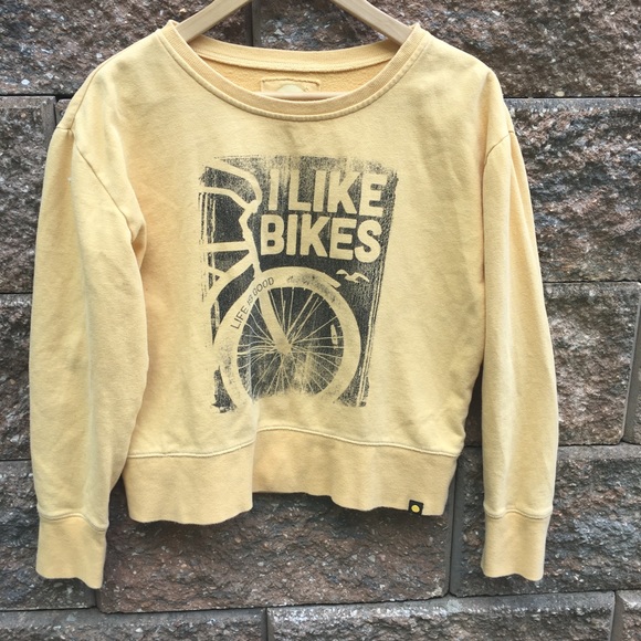 Denim Blue Life is Good Crusher Longsleeve Apres Ski Painted T-Shirt
